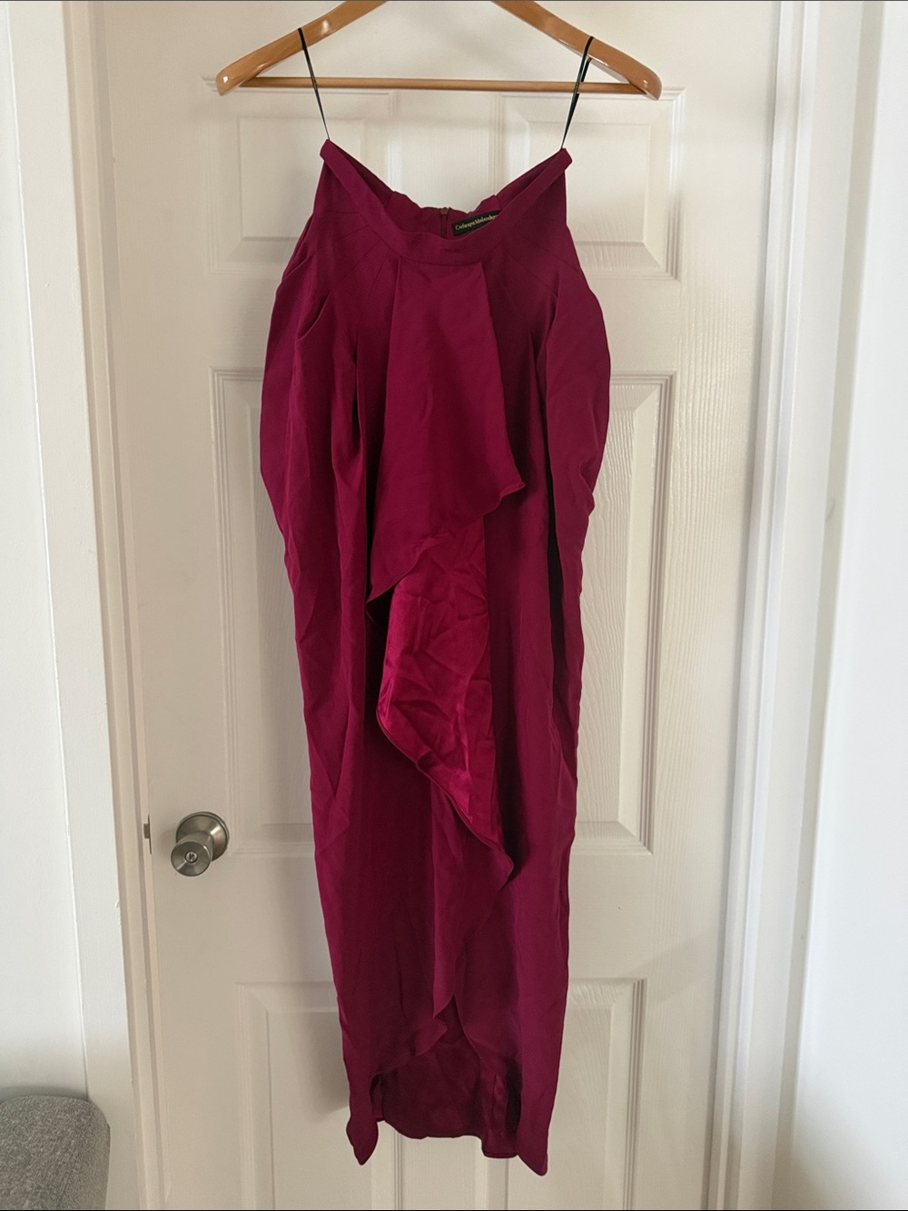 Catherine Malandrino Deep Berry Sleeveless Dress